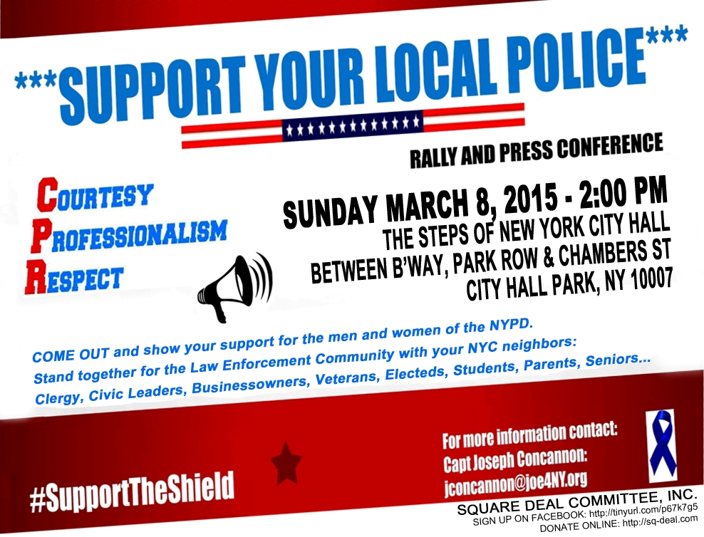 Support Your Local Police Rally -flyer-NYC-V4