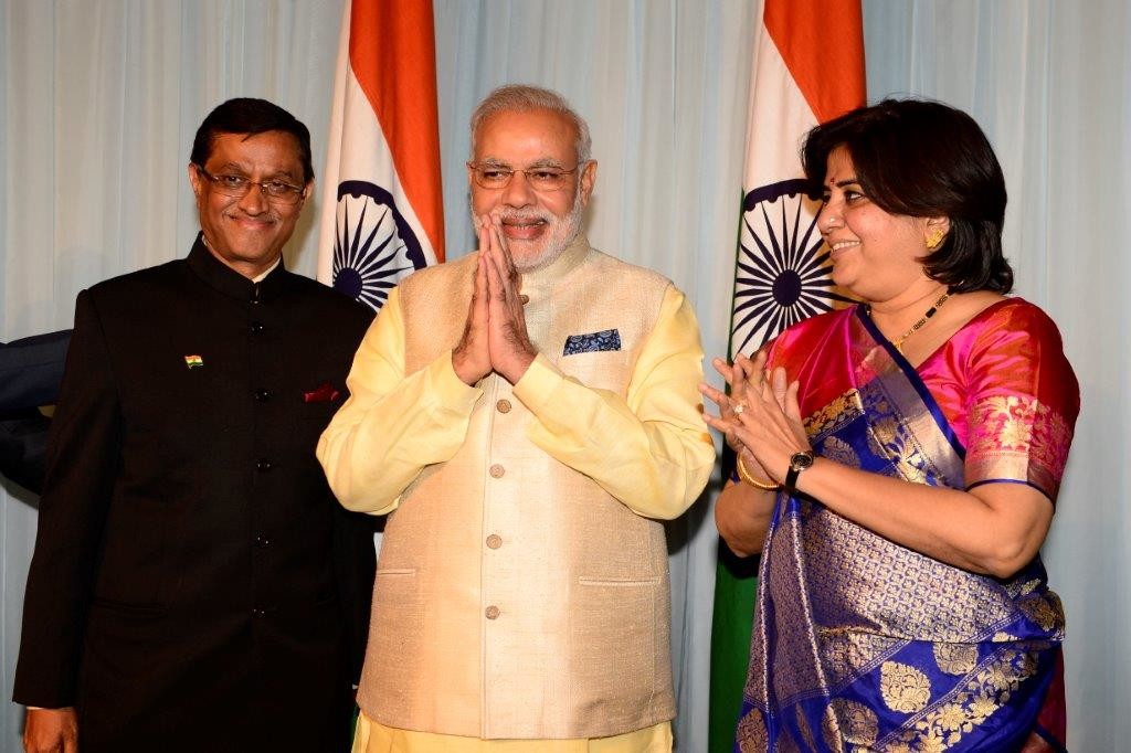 Consul General Mulay with Prime Minister Modi