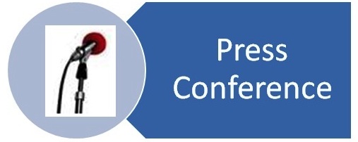 Press conference logo