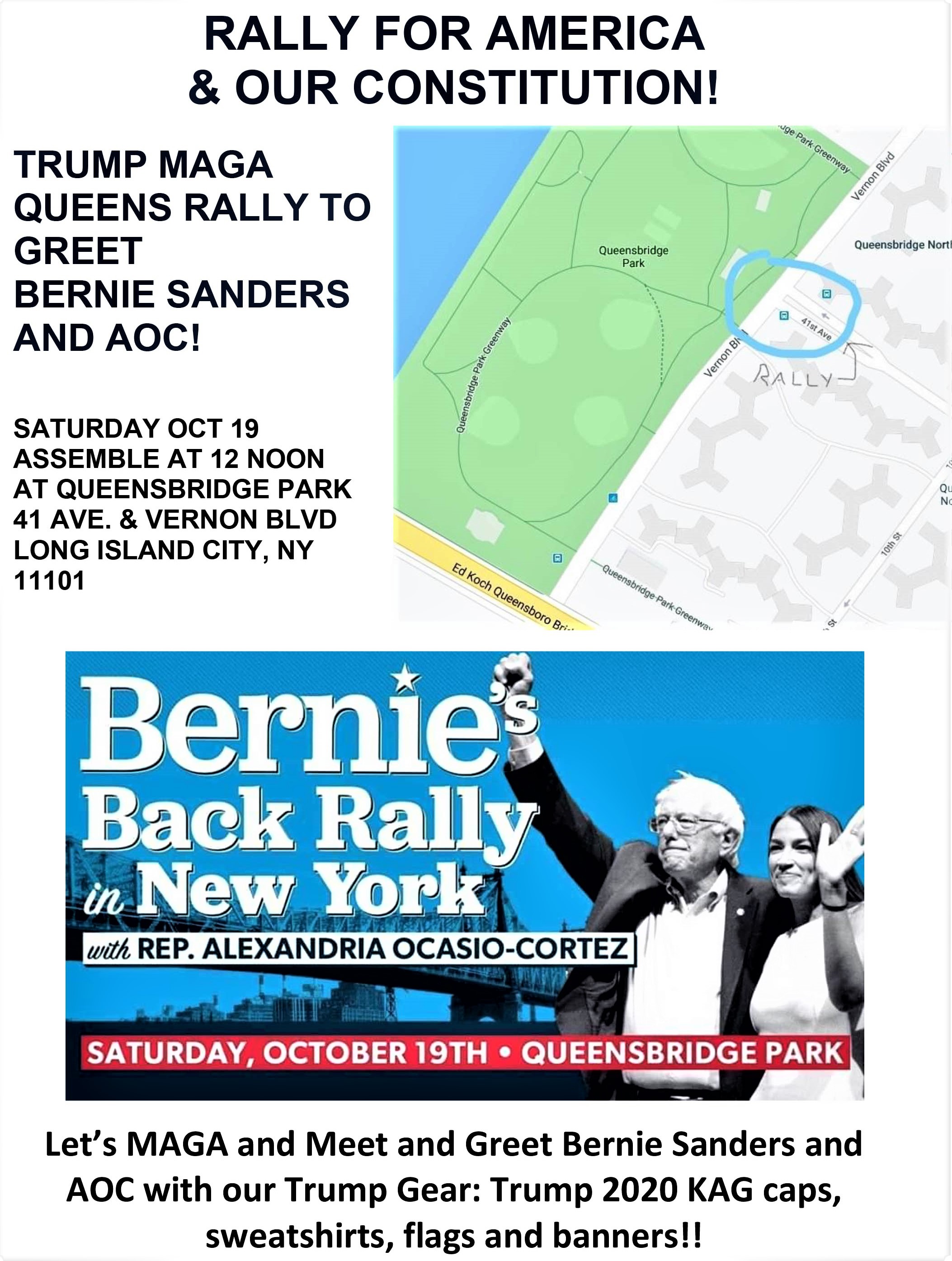 RALLY FOR AMERICA-2 | The Queens Village Republican Club Online